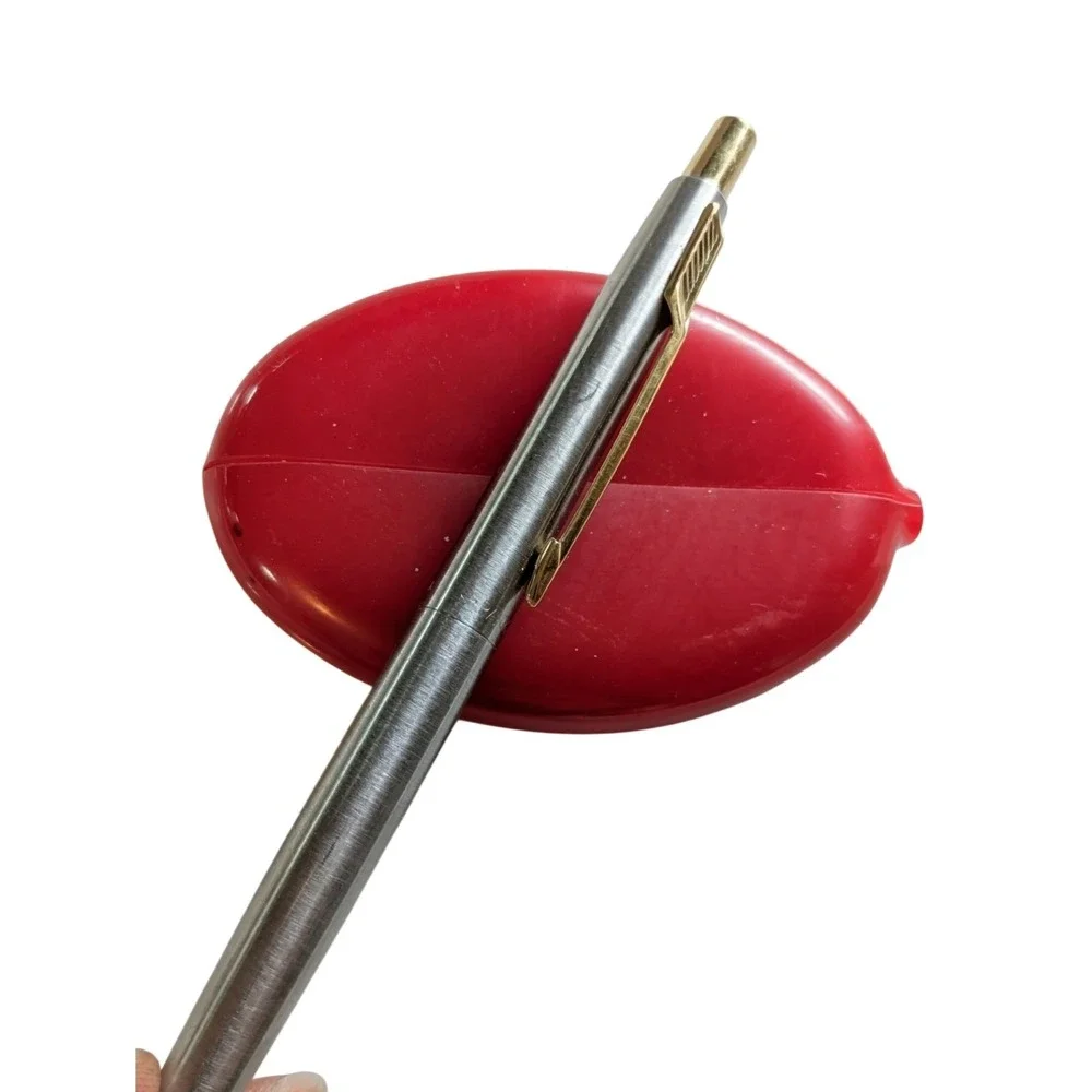 Vintage Parker 45 Ballpoint Pen Silver Stainless Steel‎ Gold Arrow Engraved TH